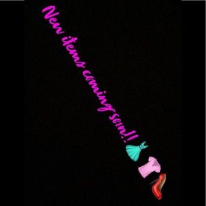 New clothing items coming soon